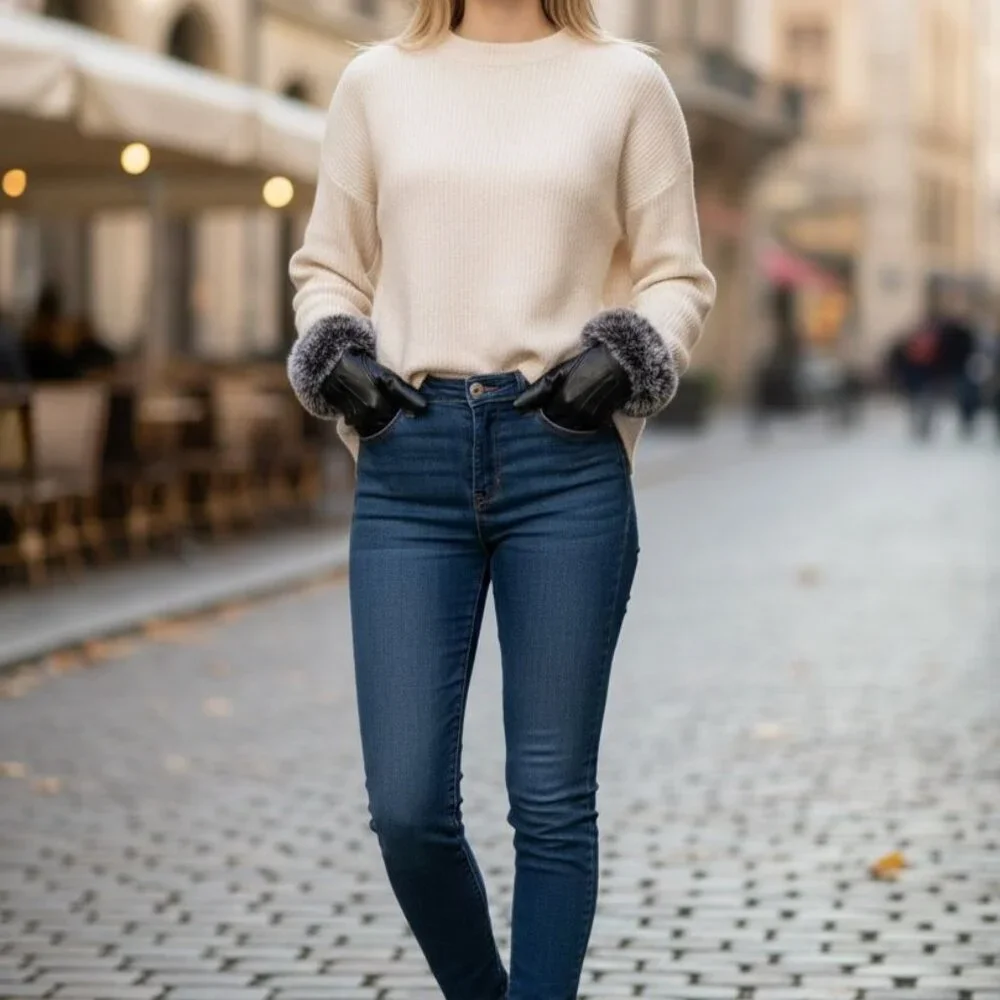 Women winter gloves